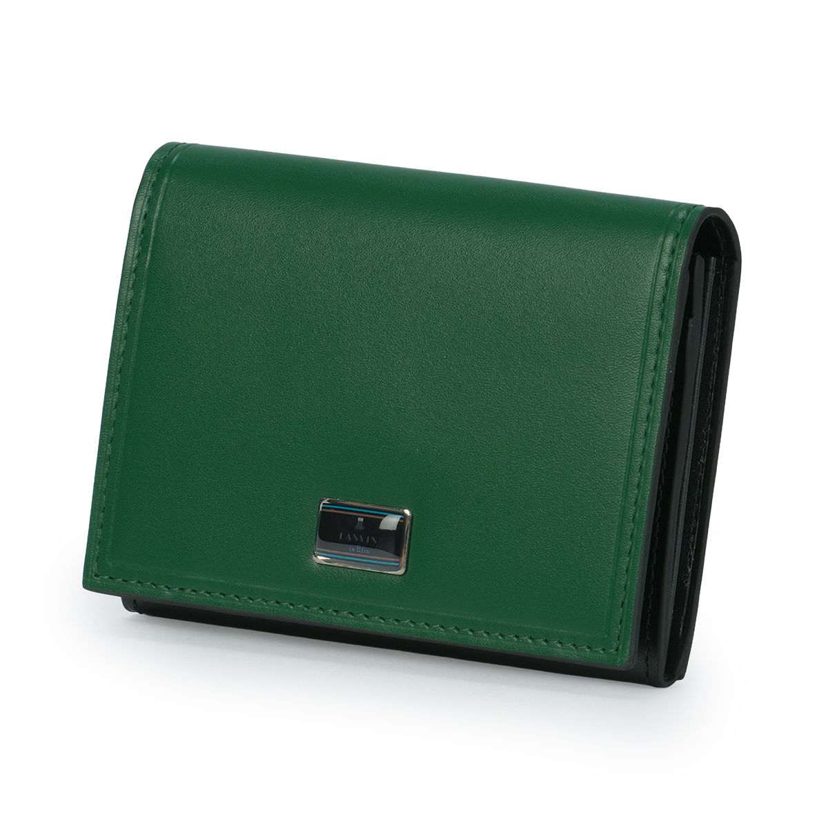 最大50% 1/25限定 ランバンオンブルー ポワール 名刺入れ カード収納 本革 化粧箱付き ブランド LANVIN en Bleu 537602 | LANVIN en Bleu | 03