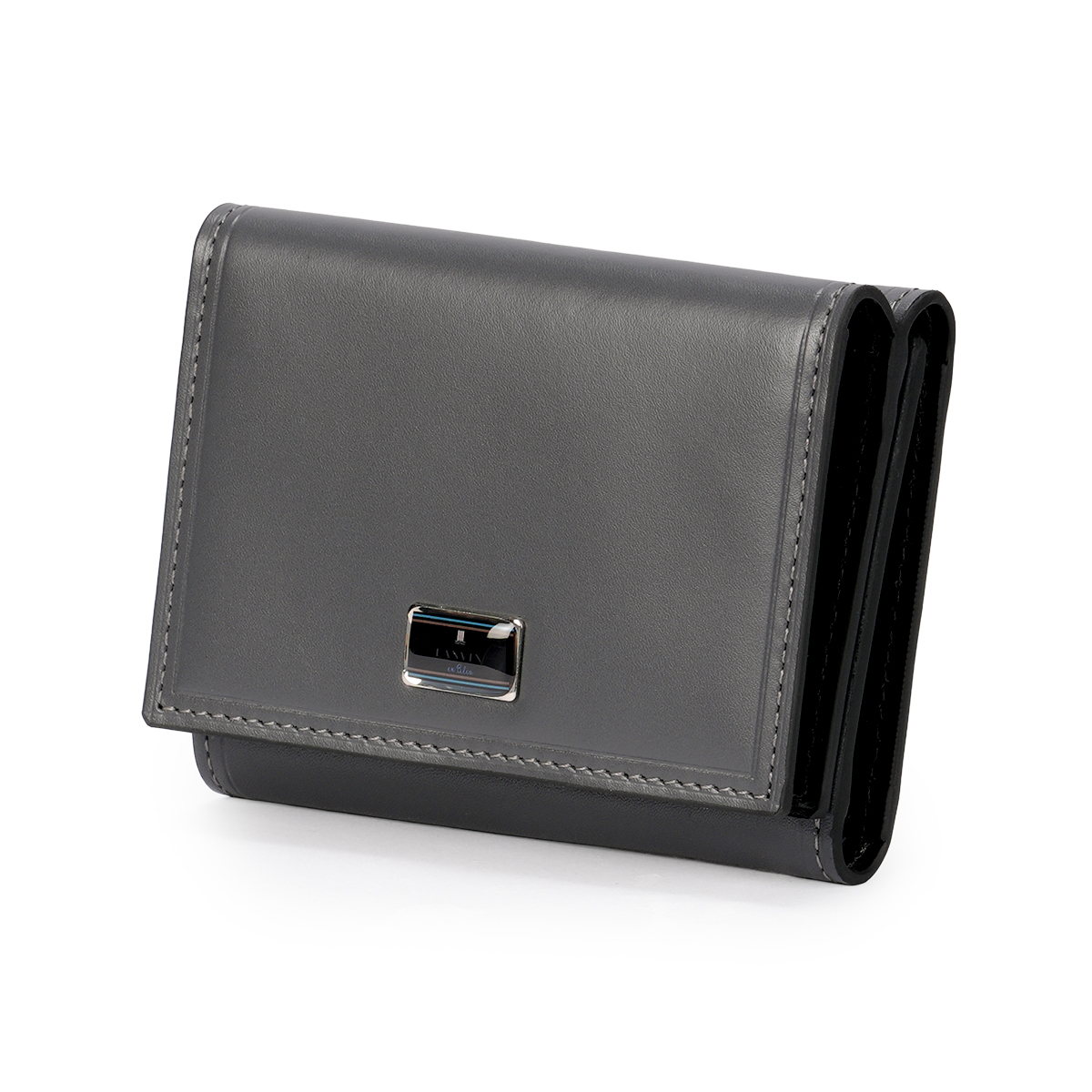 最大46% 2/19限定 ランバンオンブルー ポワール 三つ折り財布 本革 化粧箱付き ブランド LANVIN en Bleu 537604 | LANVIN en Bleu | 02