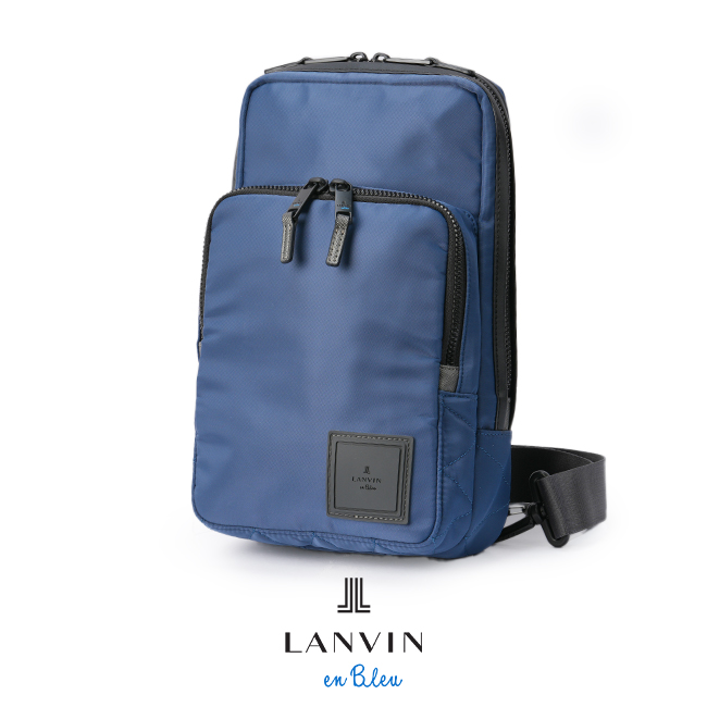 ランバンオンブルー バッグ ボディバッグ メンズ ブランド 撥水 防水 LANVIN en Bleu...