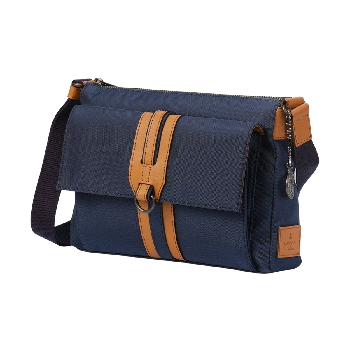 最大51% 1/11限定 ランバンオンブルー ショルダーバッグ メンズ ブランド 軽量 日本製 横型 小さめ 斜めがけ B5 ミニ ドロップ LANVIN en Bleu 588111 | LANVIN en Bleu | 02