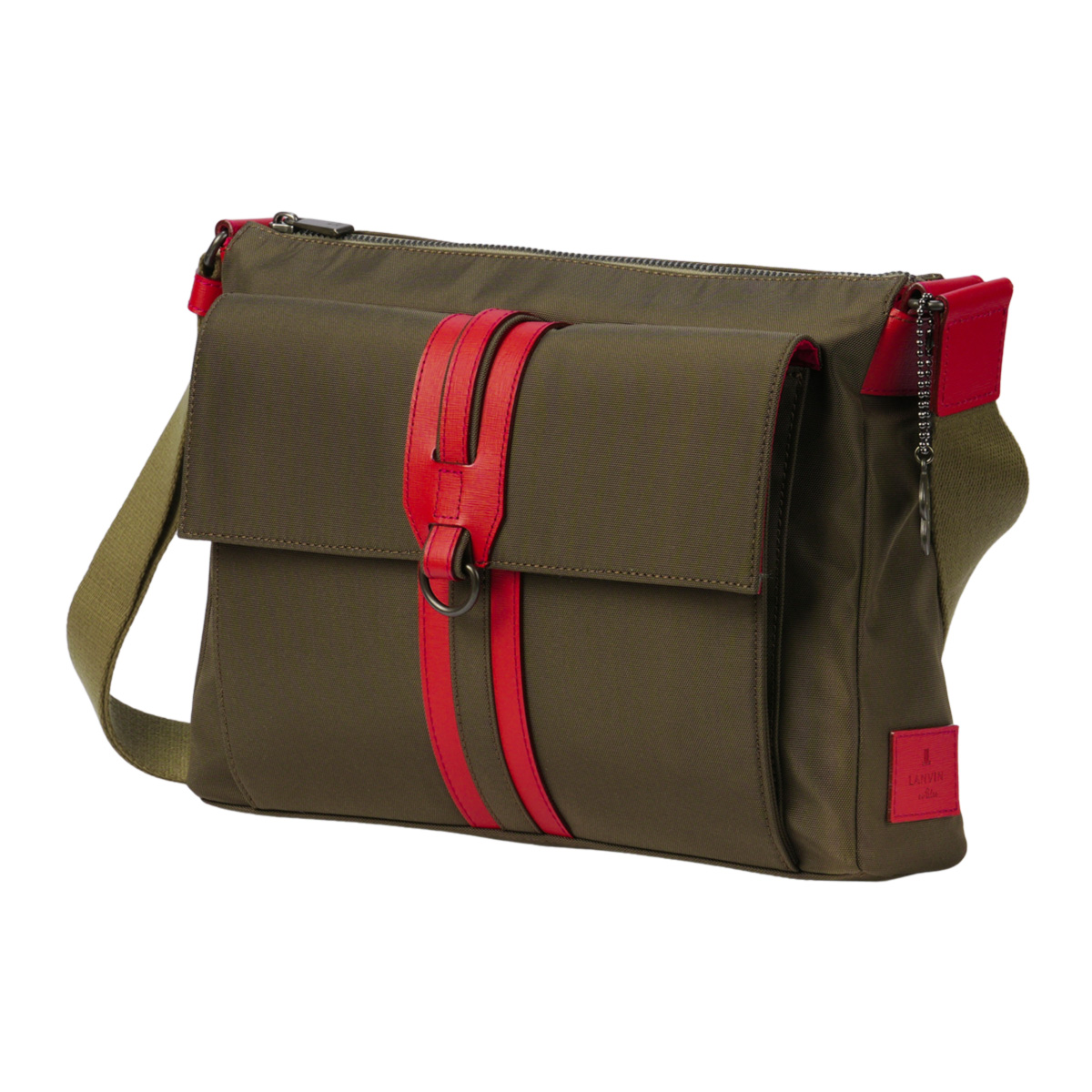 最大50% 1/5限定 ランバンオンブルー ショルダーバッグ メンズ ブランド 軽量 日本製 横型 薄型 薄マチ スリム 斜めがけ A4 ドロップ LANVIN en Bleu 588112 | LANVIN en Bleu | 03