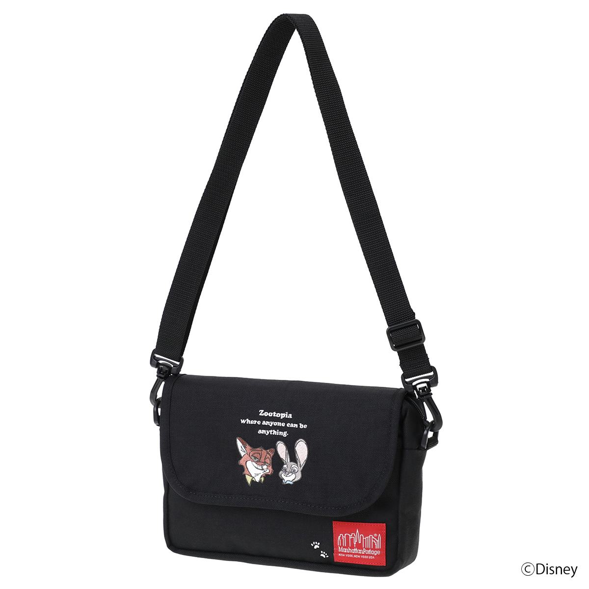 マンハッタンポーテージ ズートピア ジュディ ニック グッズ ショルダーバッグ レディース メンズ  軽量 Manhattan Portage MP1410MGNTZTP | Manhattan Portage | 01