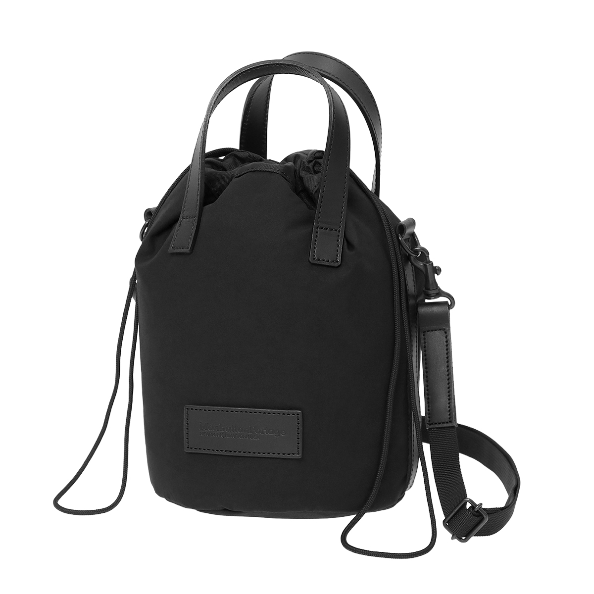 最大42% 8/8限定 マンハッタンポーテージ ブラックレーベル 巾着ショルダー メンズ ブランド 軽量 小さめ Manhattan Portage BLACK LABEL MP1423MLRNBL | Manhattan Portage BLACK LABEL | 01