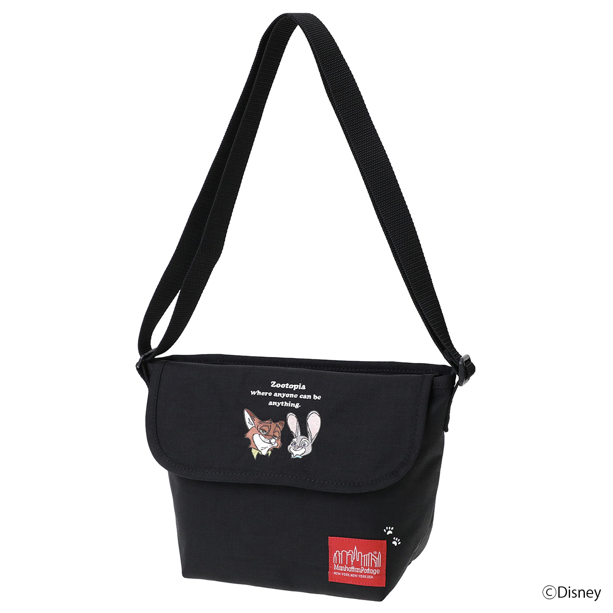 商品レビューで+5%｜マンハッタンポーテージ ズートピア ジュディ ニック グッズ ショルダーバッグ メッセンジャーバッグ レディース メンズ  軽量 斜めがけ 小さめ ミニ コンパクト Manhattan Portage ZOOTOPIA MP1603BPDMGNTZTP Manhattan Portage（マンハッタンポーテージ） 最大42% 1/13限定