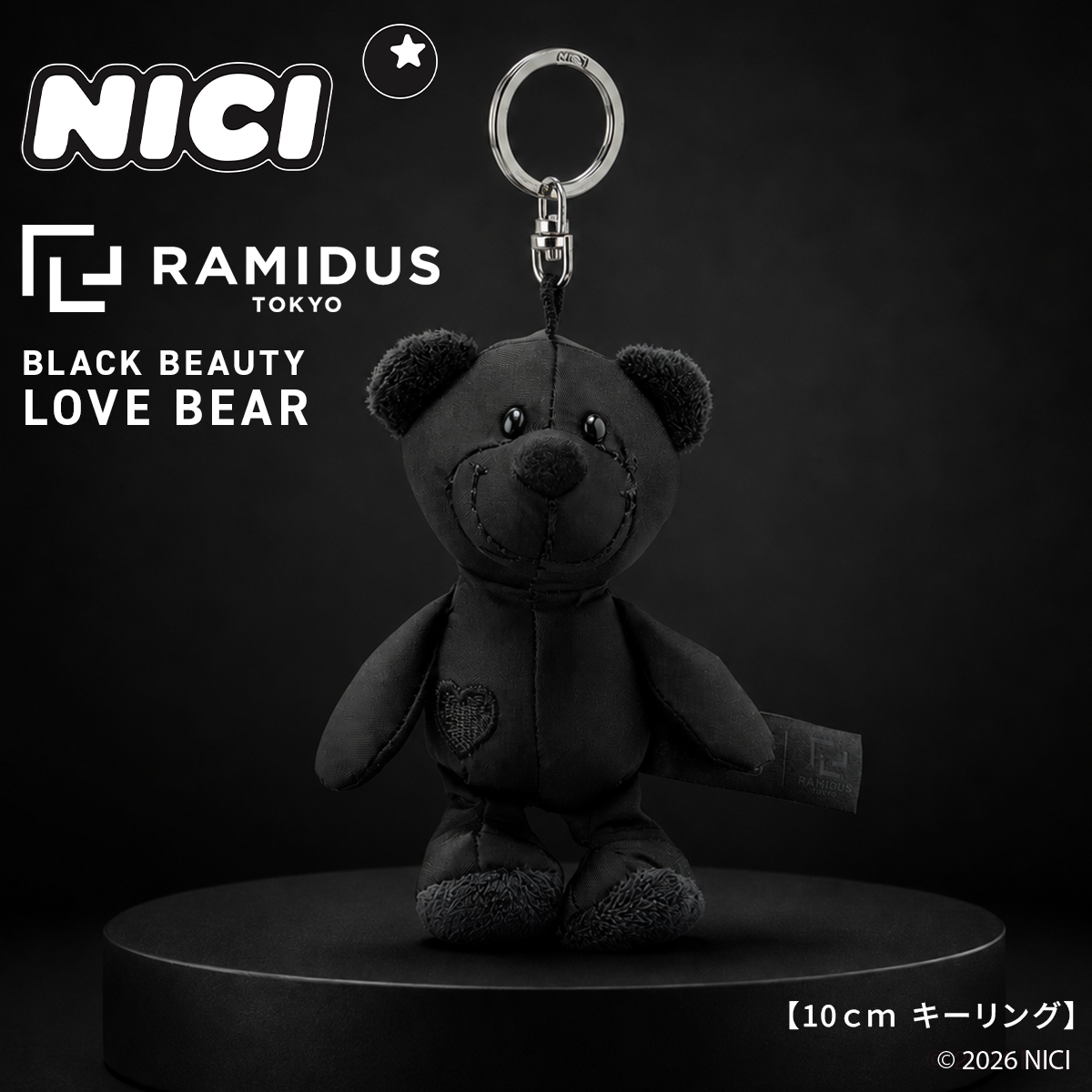 NICI × RAMIDUS ニキ × ラミダス ラブベア キーリング キーホルダー