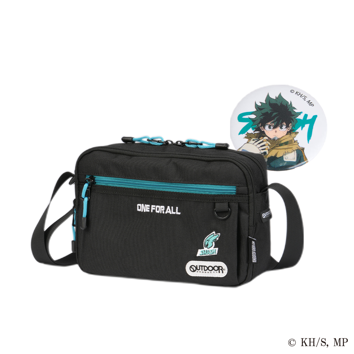 最大42% 1/18限定 アウトドアプロダクツ 僕のヒーローアカデミア ショルダーバッグ ブランド 軽量 小さめ ミニ 缶バッチ付き 2.3L OUTDOOR PRODUCTS ODHA01 | OUTDOOR PRODUCTS | 01