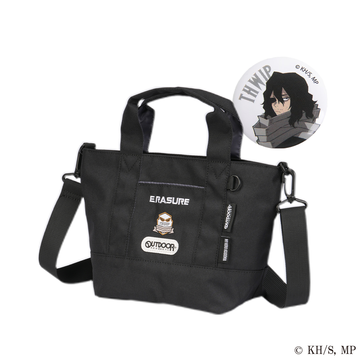 最大42% 1/19限定 アウトドアプロダクツ 僕のヒーローアカデミア ショルダートート ブランド 軽量 小さめ ミニ 缶バッチ付き 4.6L 2WAY OUTDOOR PRODUCTS ODHA03 | OUTDOOR PRODUCTS | 04
