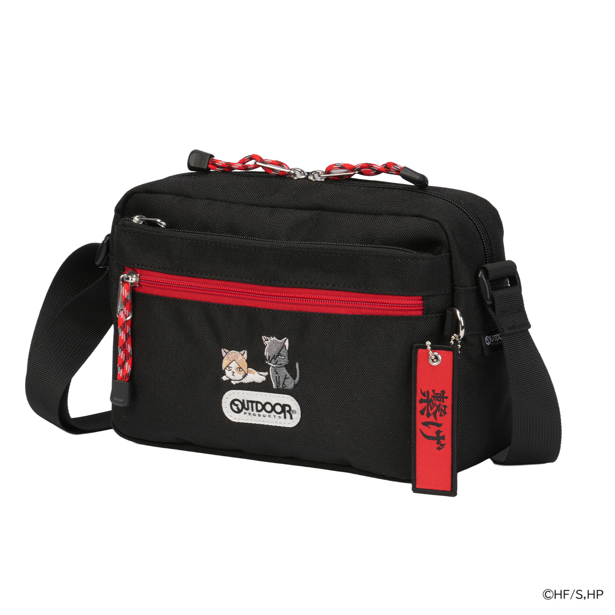 最大42% 1/19限定 アウトドアプロダクツ ハイキュー!! ショルダーバッグ メンズ レディース ブランド 軽量 小さめ 横型 ミニ A5 2.2L OUTDOOR PRODUCTS ODHQ101 | OUTDOOR PRODUCTS | 02