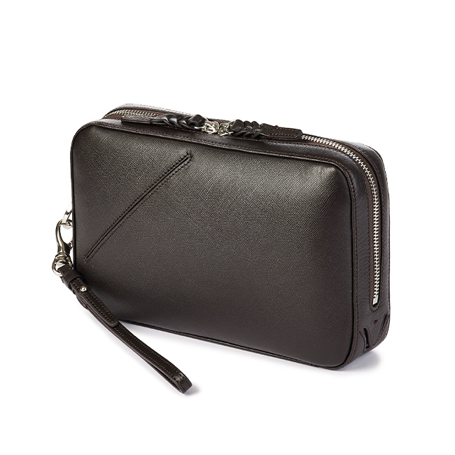 最大44% 4/17から ピーアイディー p.i.d ポーチ クラッチバッグ メンズ エンボスレザー 本革 大人 スマート セルヴァ PID selva pap152 | P.I.D | 02