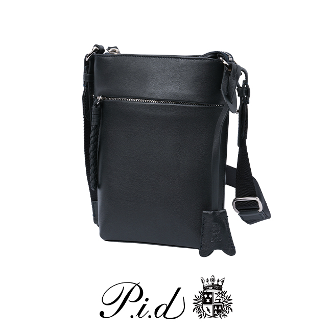 最大51% 12/26限定 p.i.d ピーアイディー ショルダーバッグ ショルダーポーチ メンズ ブランド レザー 本革 軽量 撥水 縦型 B6 エクリール PID Ecrire PAZ107 | P.I.D | 02
