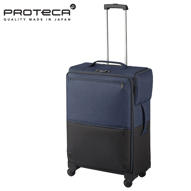 プロテカ ソフトキャリー スーツケース Mサイズ 66L 軽量 中型 日本製 フロントポケット ストッパー エース アクトーイ2 Proteca 12102