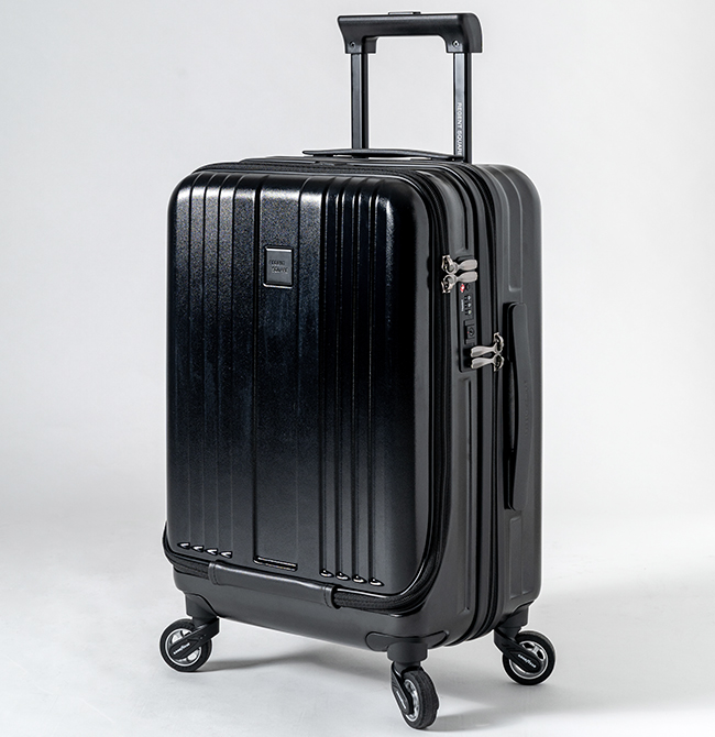 スーツケース 機内持ち込み 軽量 フロントオープン Sサイズ 39L 交換用キャスター機能 リージェ...