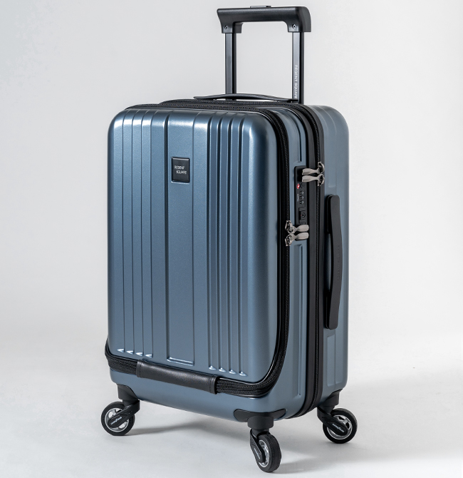 スーツケース 機内持ち込み 軽量 フロントオープン Sサイズ 39L 交換用キャスター機能 リージェントスクエア 1年保証｜selection｜03