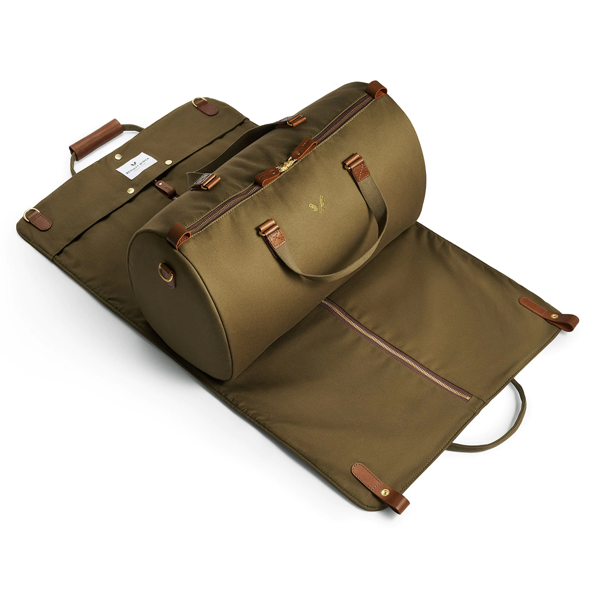 ベネットウィンチ　コットンキャンバス ガーメントバック ウィークエンドバック Canvas + Leather Weekend Bags for Men | Men's Weekend Bag