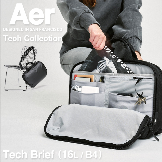 正規取扱店】エアー テックコレクション 2WAY ブリーフケース B4 16L Aer Tech Collection AER-31016