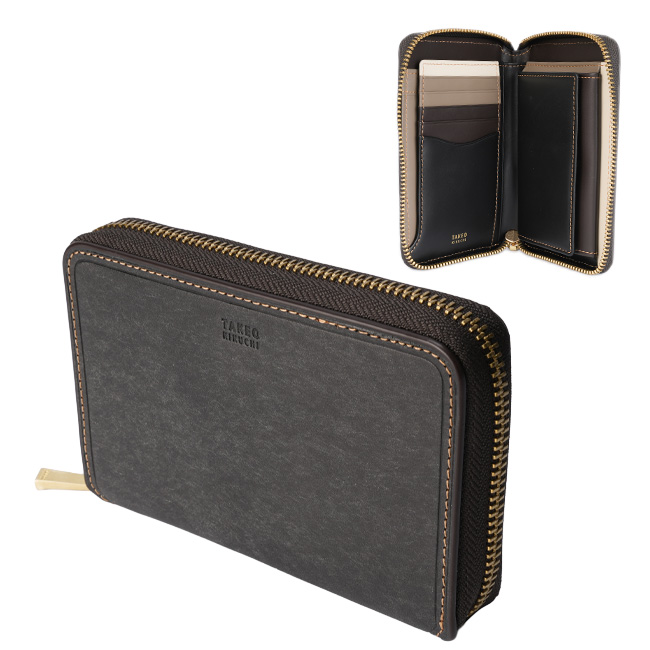 TAKEO KIKUCHI（タケオキクチ） 最大45% 12/15まで 財布 二つ折り財布