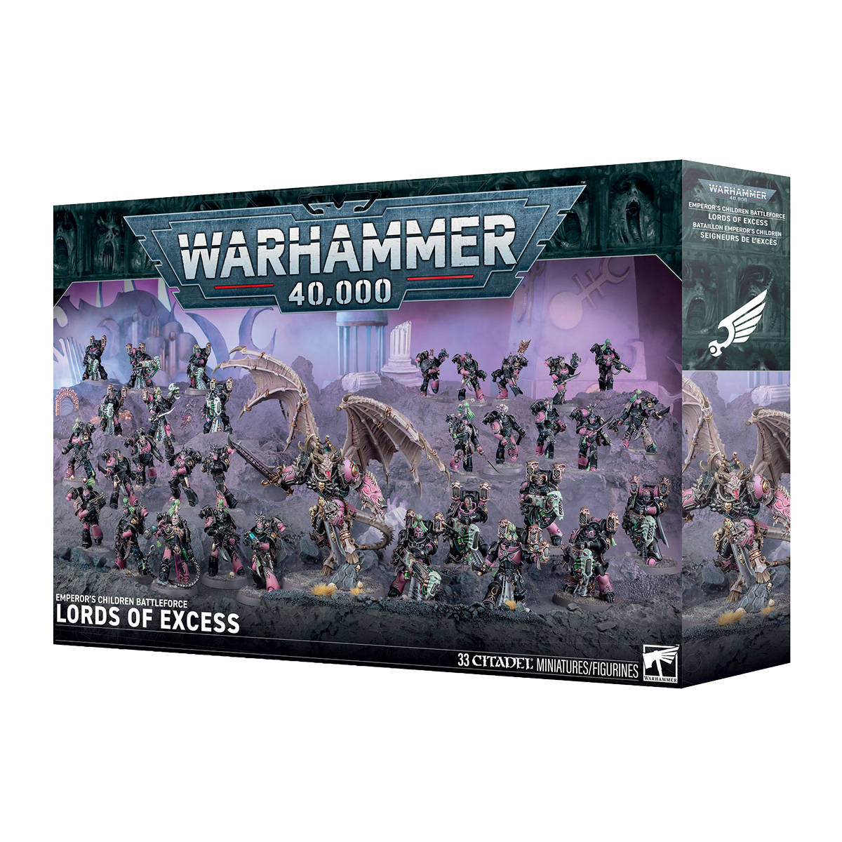 ウォーハンマー 40k エンペラーズ・チルドレン バトルフォース：悦楽の支配者たち WARHAMMER 40,000 EMPEROR'S CHILDREN BATTLEFORCE：LORDS OF EXCESS 37-12 | ブランド登録なし | 01