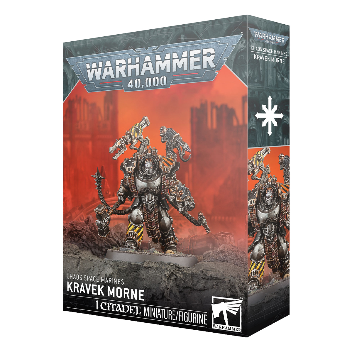 ウォーハンマー 40000 ケイオススペースマリーン クラヴェク・モーン WARHAMMER 40k CHAOS SPACE MARINES KRAVEK MORNE 43-33 | ブランド登録なし | 01