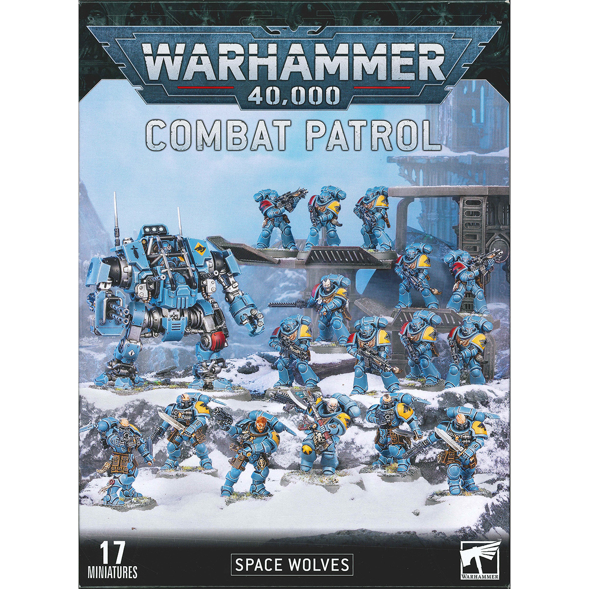 ゲームズワークショップ ウォーハンマー 40k コンバットパトロール：スペースウルフ｜WARHAMMER 40,000 53-37