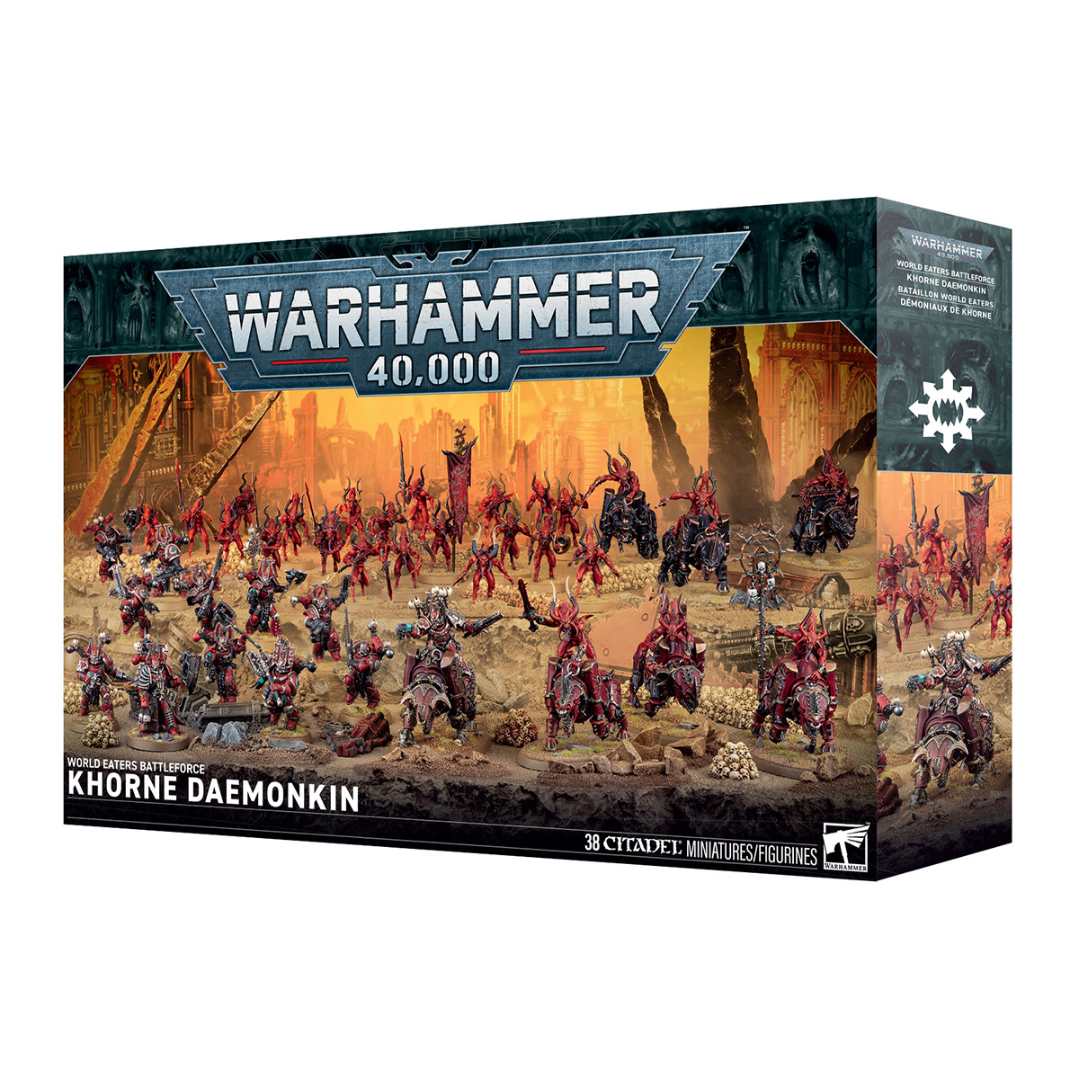 ウォーハンマー 40k ワールドイーター バトルフォース：コーン神の悪魔群団 WARHAMMER 40,000 WORLD EATERS BATTLEFORCE：KHORNE DAEMONKIN 67-07 | ブランド登録なし | 01
