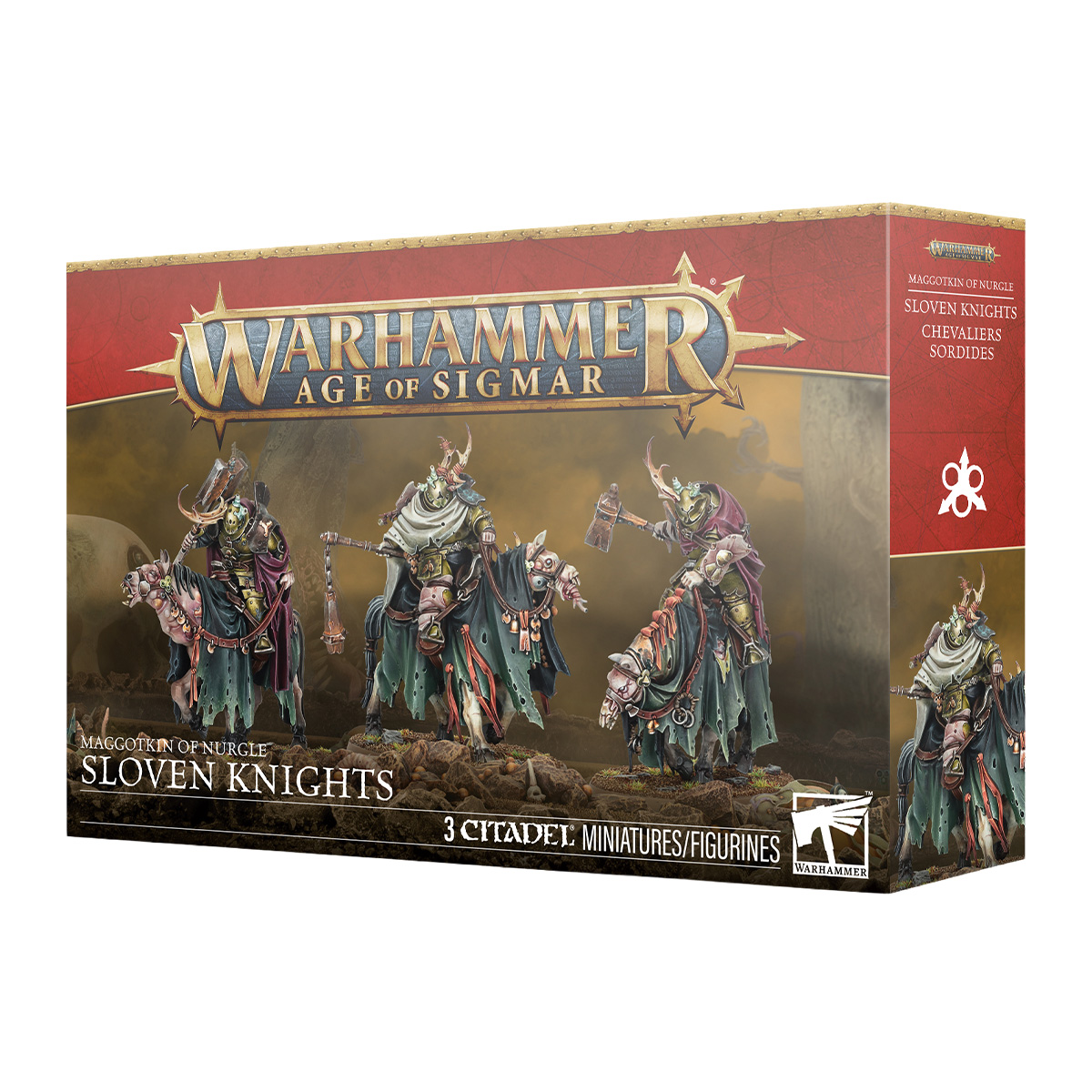 ウォーハンマー エイジ・オヴ・シグマー（AoS） マゴットキン・オヴ・ナーグル：スロヴンナイト WARHAMMER AGE OF SIGMAR 83-114 | ブランド登録なし | 01