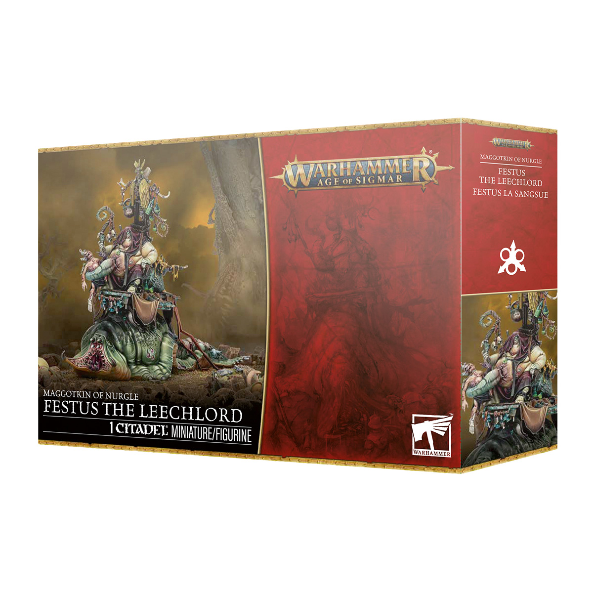ウォーハンマー エイジ・オヴ・シグマー（AoS） マゴットキン・オヴ・ナーグル：“蛭の王”フェスタス WARHAMMER AGE OF SIGMAR 83-115 | ブランド登録なし | 01