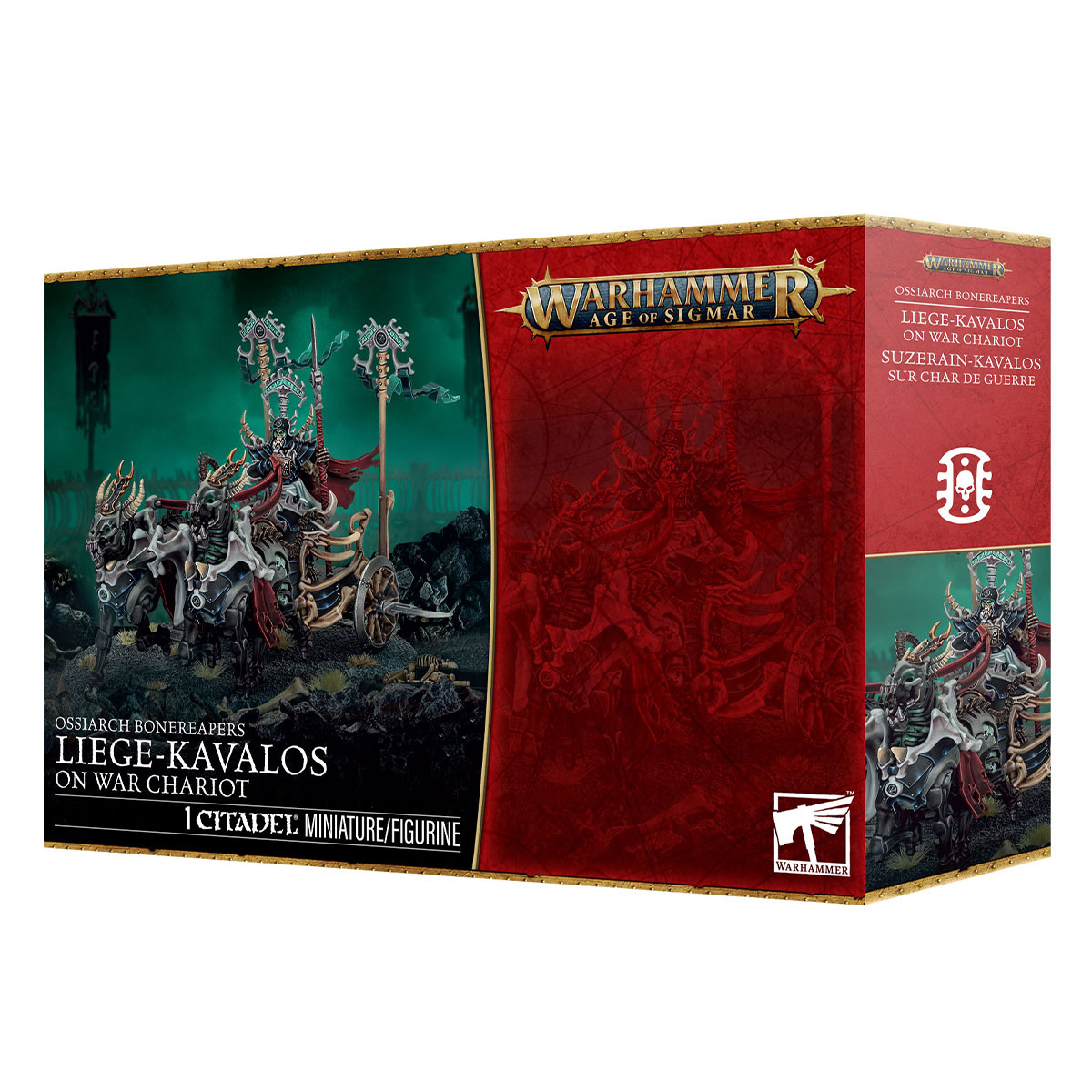 ウォーハンマー エイジ・オヴ・シグマー AoS オシアーク・ボーンリーパー リージュ＝カヴァロス ウォーチャリオット騎乗 WARHAMMER AGE OF SIGMAR 94-36 | ブランド登録なし | 01