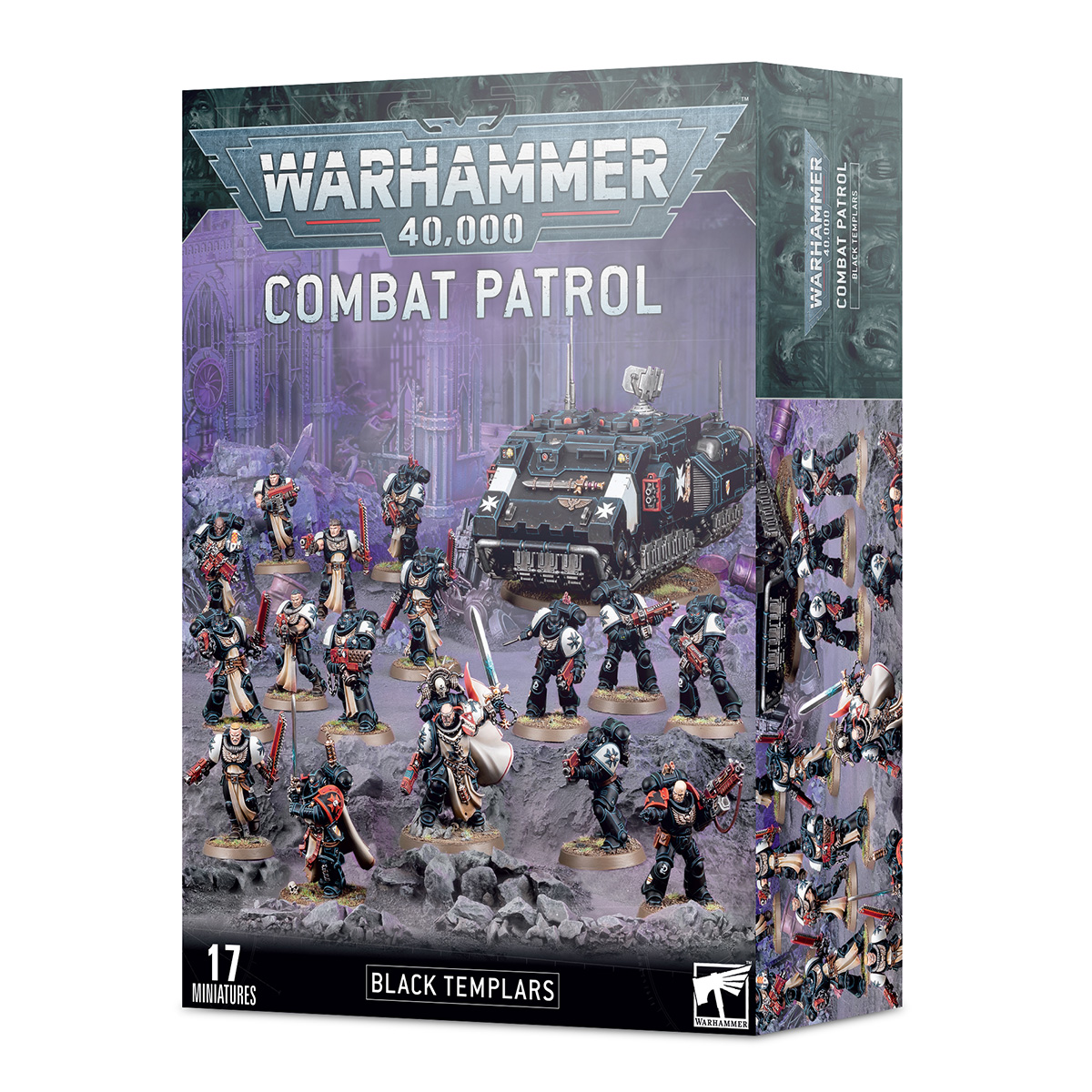 ウォーハンマー 40k コンバットパトロール：ブラックテンプラー WARHAMMER 40，000 COMBAT PATROL: BLACK TEMPLARS 55-50