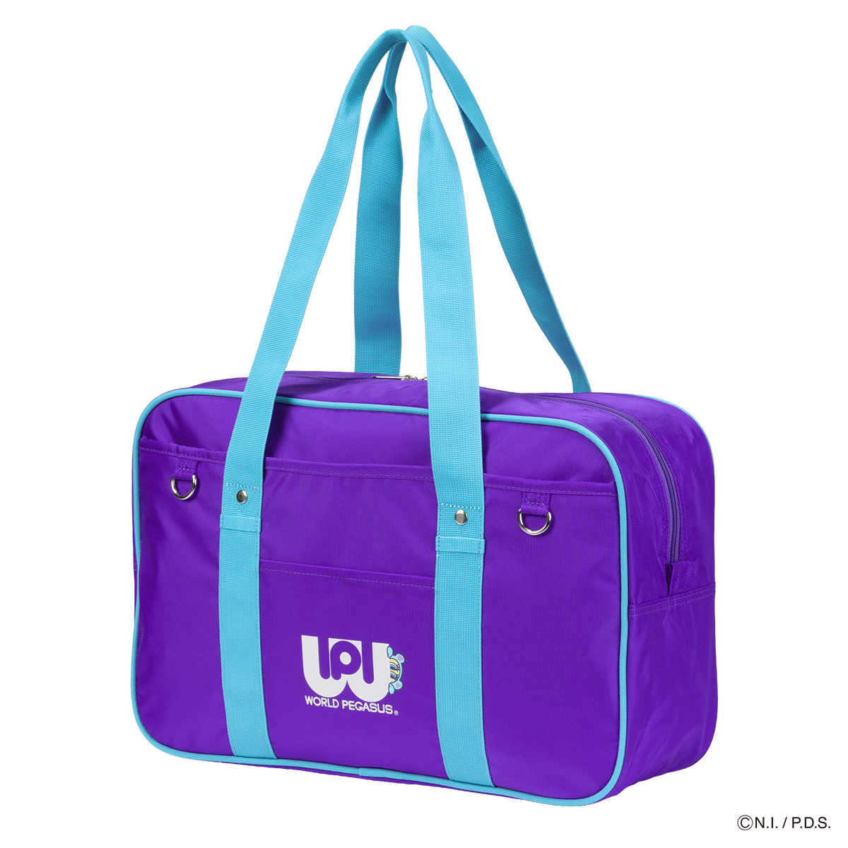 最大42% 1/13限定 ワールドペガサス ワッペ スクバ スクールバッグ エンジェルブルー ナカムラくん 通学 女子 中学生 高校生 女子高生 WORLD PEGASUS WPAB001 | ワールドペガサス | 03