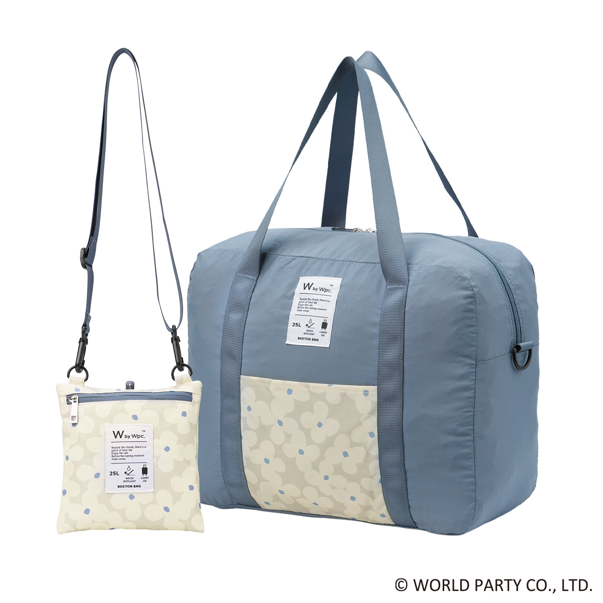 最大42% 9/28限定 Wpc. Patterns ダブリュピーシー 3WAYボストンバッグ レディース ブランド 25L 軽量 撥水 旅行 パッカブル ダッフルバッグ グラース 31028 | Wpc. | 04