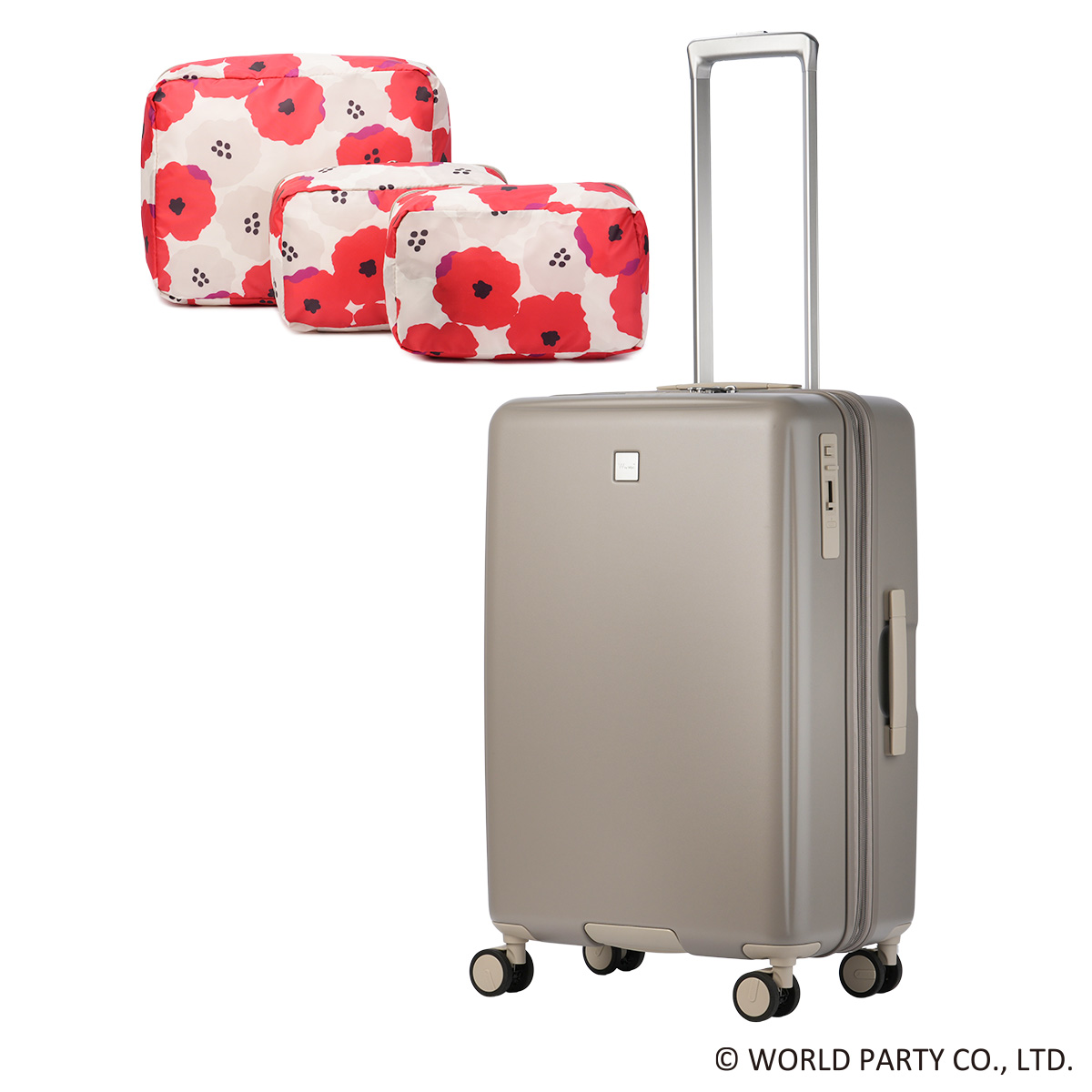 Wpc. 最大51% 1/11限定 Wpc. Patterns スーツケース Mサイズ 58L/66L