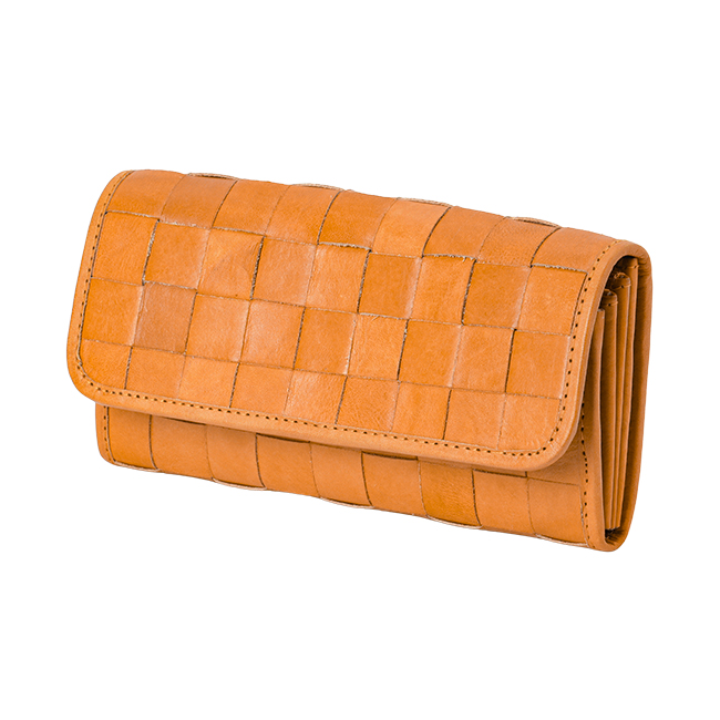 ズッケロ 長財布 レディース ブランド レザー 本革 革編み 大容量 ボックス型小銭入れ ロングウォレット ルイーザ zucchero Luisa 48082 | zucchero filato | 01