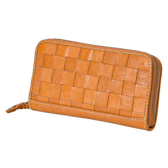 最大37% 1/8限定 ズッケロ 長財布 レディース ブランド レザー 本革 革編み 大容量 ラウンドファスナー ロングウォレット ルイーザ zucchero Luisa 49174 | zucchero filato | 01