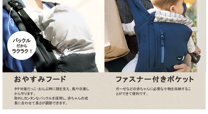 ジョイン combi コンビ 抱っこ紐 EL-E / ネイビーブルー（NB