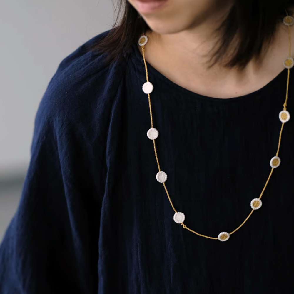 トリプルオゥ ポルカドットネックレス アクセサリー ne004 マルチ