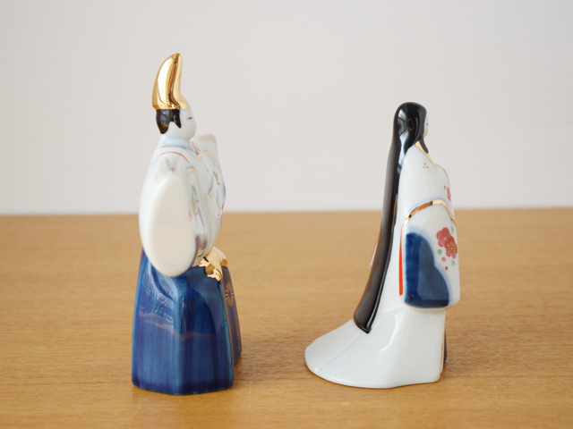 薬師窯 染錦立雛 松竹梅 : 雑貨のお店セレクト・ペンギン - 通販