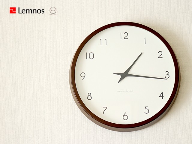 Lemnos（レムノス） Campagne カンパーニュ 電波時計 ブラウン（PC10