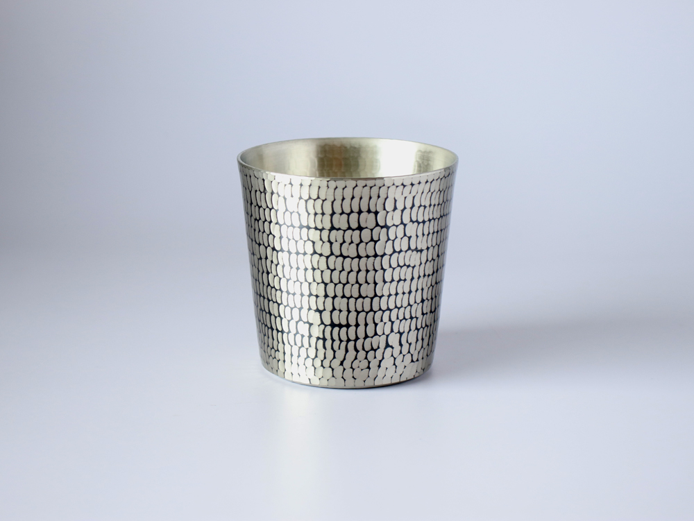 新光金属 新光堂 鎚目 手打ちロックカップ 錫被 すずかずき 340ml 銅