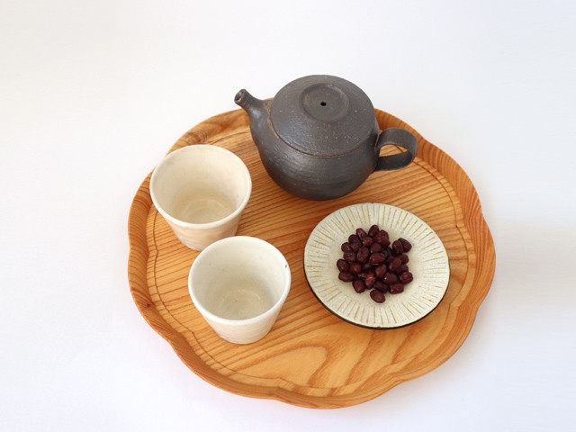 四十沢木材工芸 KITO 輪花盆 大 : 雑貨のお店セレクト・ペンギン