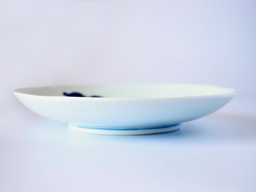 伊万里ひょうたん 6寸皿 19cm 徳七窯 徳永製陶所 伊万里焼 瓢箪 お祝い