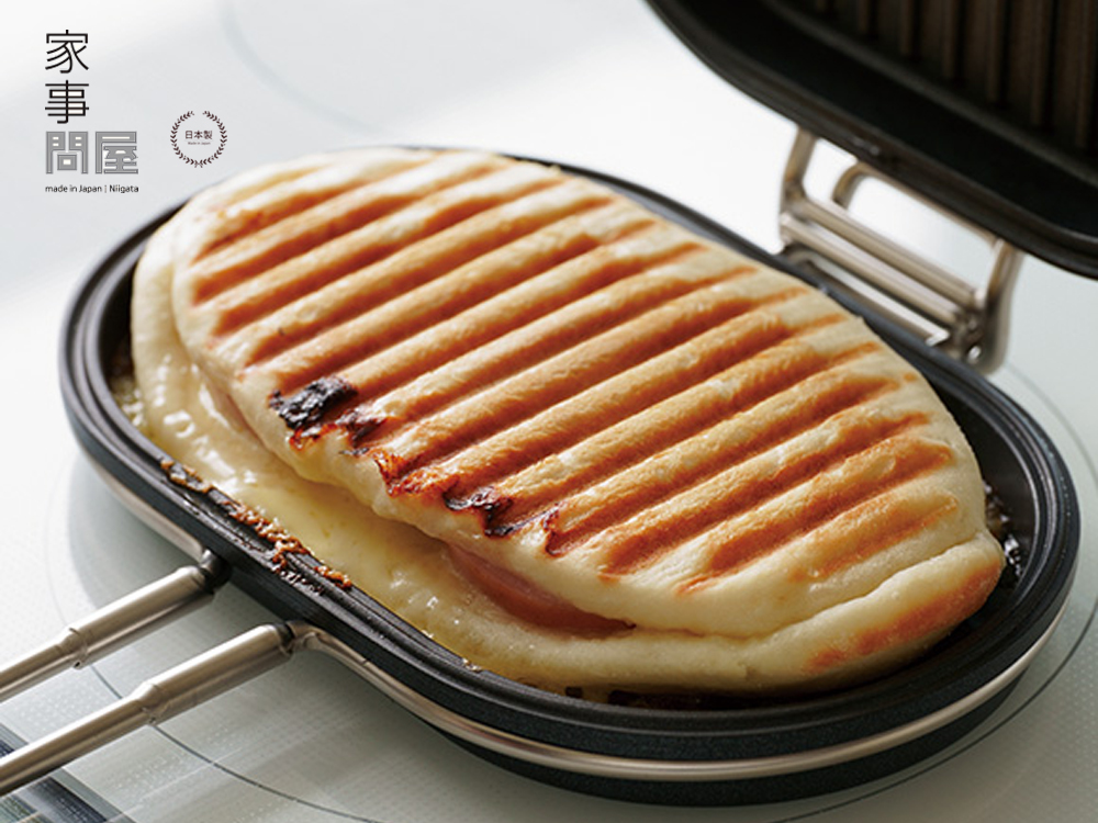 家事問屋 パニーニパン レシピブック付き 送料無料 直火 IH対応 ホット