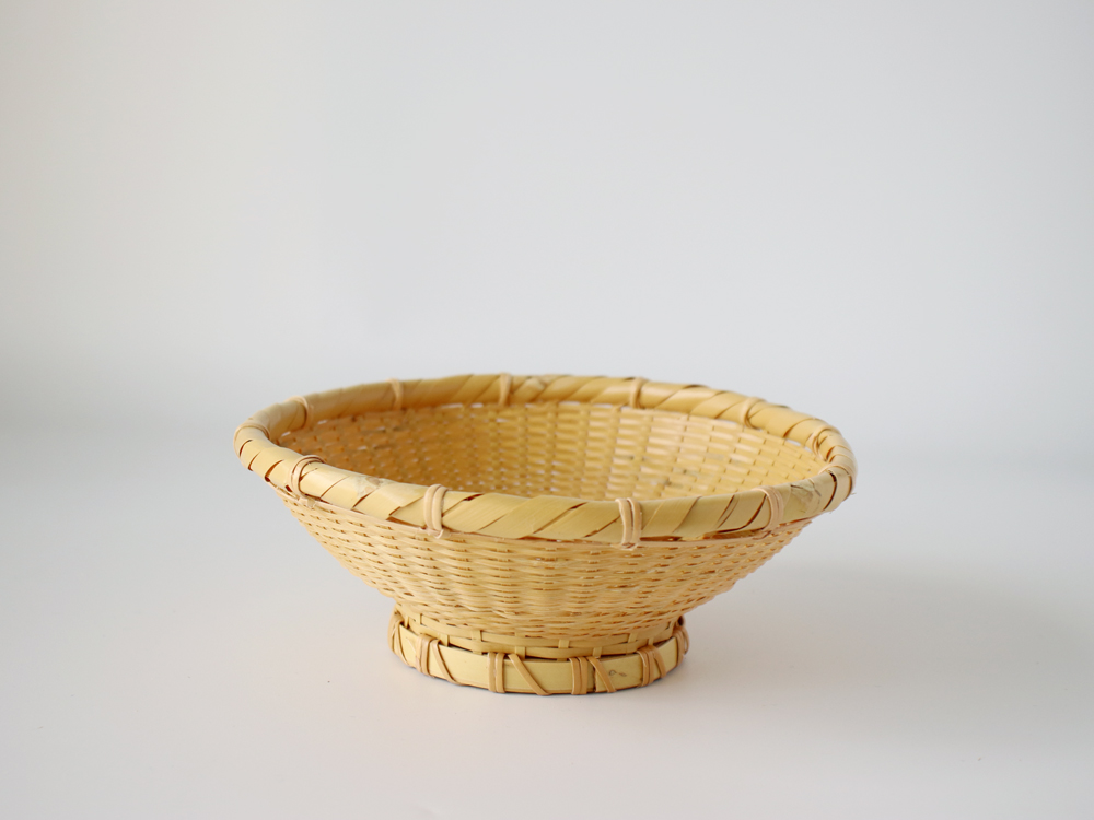 公長齋小菅 高台ざる S 蕎麦 水切り 竹 17cm 竹細工 老舗 : 雑貨のお店