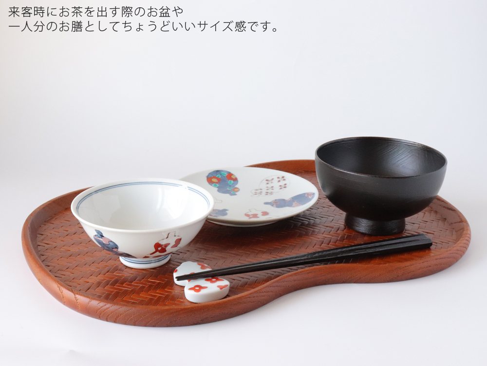 公長齋小菅 網代トレー L 15337 矢羽根 日本製 : 雑貨のお店セレクト