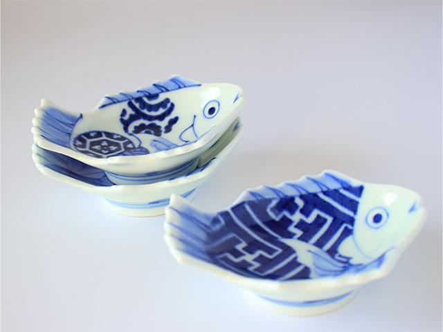 珍味入れ　清水焼仁清鯛小付 10客 新品未使用 c863b3901e4c1770f768819ce6585f