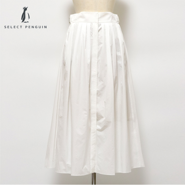 【lelill】　サイドベルトフレアースカート lelill レリル サイドベルトフレアースカート