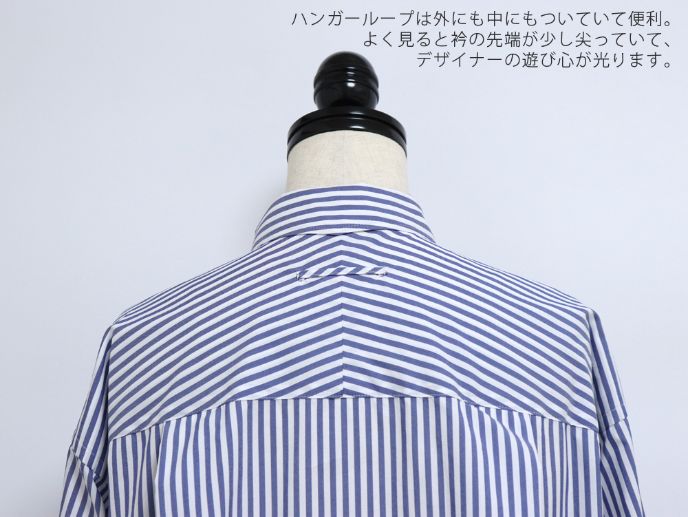 lelill ピマソロ ザ ボタンダウンシャツ 2WAY 速乾 長袖 レリル