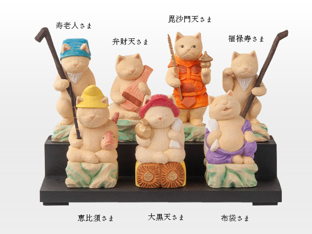 猫buddha 勇ましい猫の姿の七福神！毘沙門天さま ( 台座付 ) : it-morita005 : 雑貨のお店セレクト・ペンギン - 通販 -  Yahoo!ショッピング