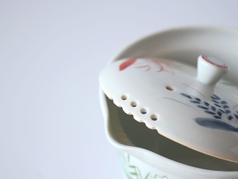 西川貞三郎商店 宝瓶 彩高山寺 京焼 清水焼 急須 S02112 : 雑貨のお店