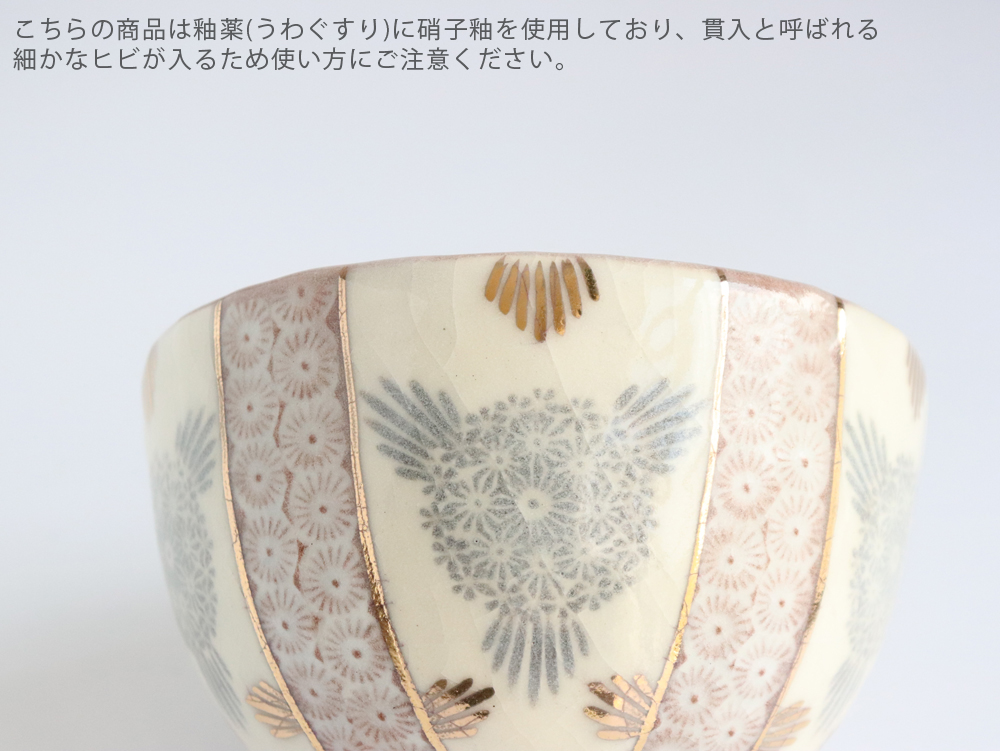 西川貞三郎商店 抹茶碗 志野花三島 京焼 清水焼 K00210 : 雑貨のお店