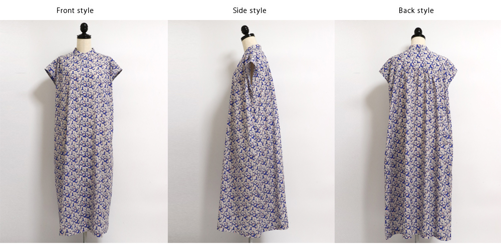 ポンデシャロン 定番リーフプリントワンピース PONT DE C HALONS